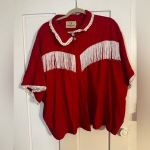 Fashion Brand Company Scarlet Fringe Shirt
